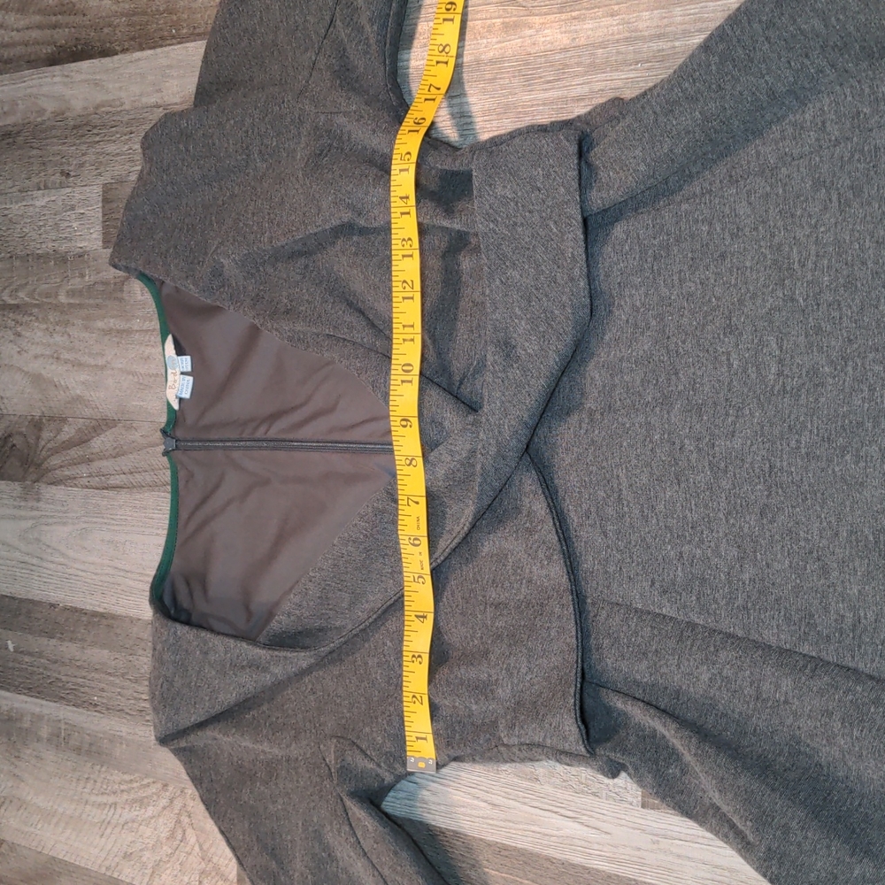 Boden Grey Short Sleeve A-Line Cross Front Lined Sweater Dress Size 10 - Picture 13 of 15